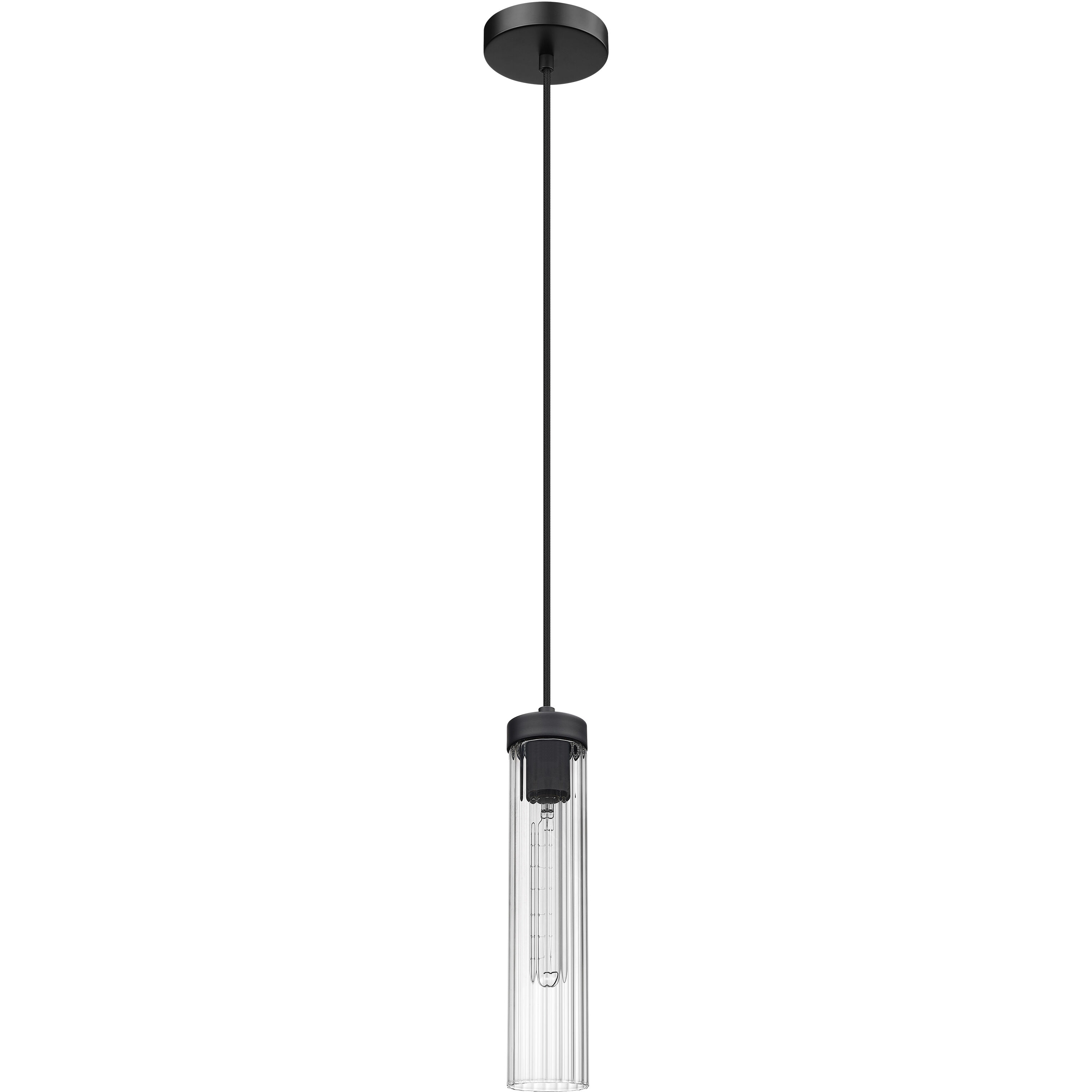Beau 1 Light 4.75 inch Matte Black Pendant Ceiling Light