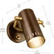 Ruehl 1 Light 6.25 inch Lacquered Bronze Wall Sconce Wall Light