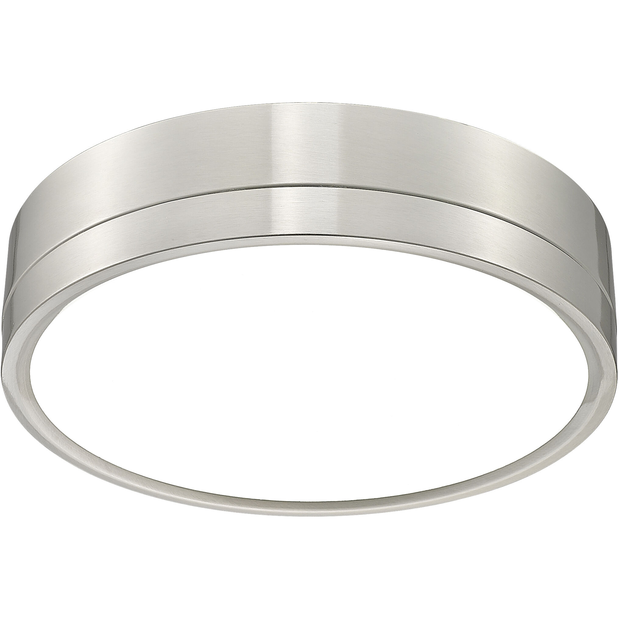 Algar LED 12 inch Brushed Nickel Flush Mount Ceiling Light