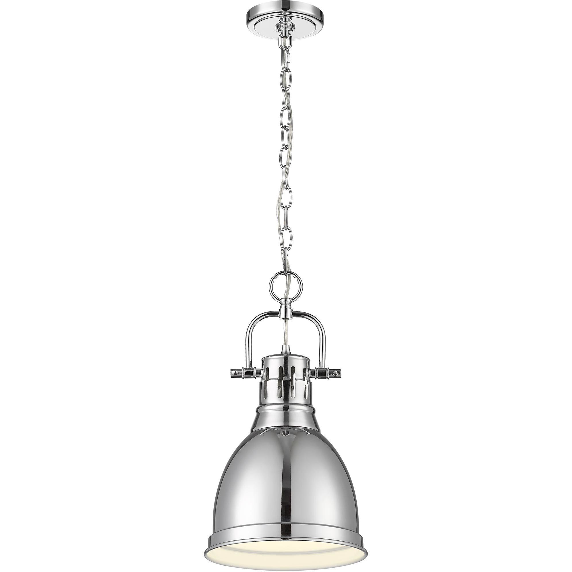 Yep Duncan 1 Light 8.88 inch Chrome Pendant Ceiling Light, Small