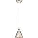 Ballston Smithfield LED 7 inch Polished Nickel Pendant Ceiling Light, Ballston