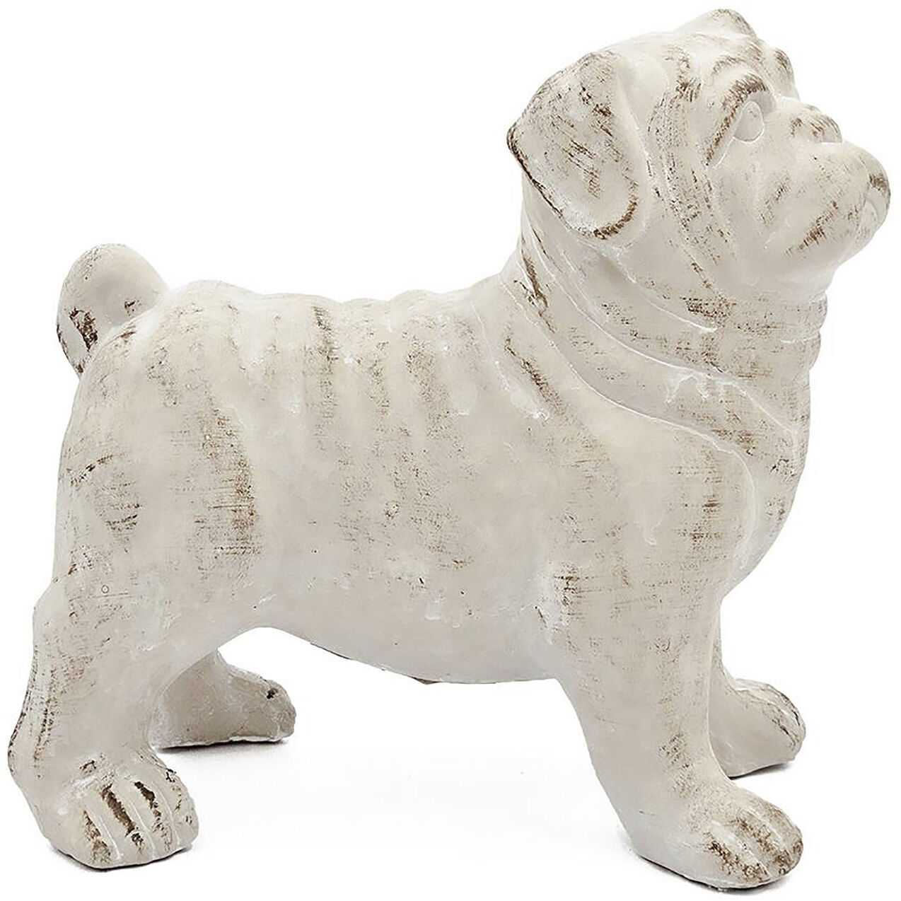 Standing Bulldog Beige Figurine