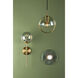 Ophelia 1 Light 7 inch Aged Brass Wall Sconce Wall Light