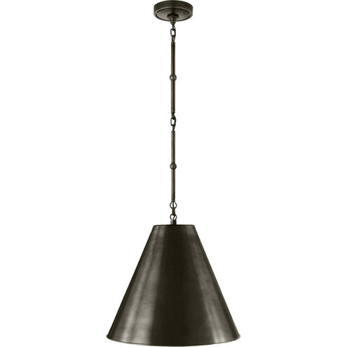 Thomas O'Brien Goodman 1 Light 15 inch Bronze Hanging Shade Ceiling Light, Small