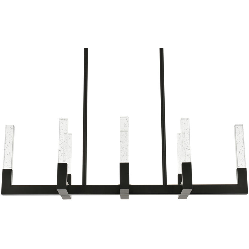 Noemi 8 Light 12 inch Black Pendant Ceiling Light