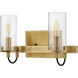 Ryden 13.75 inch Heritage Brass Vanity Light Wall Light