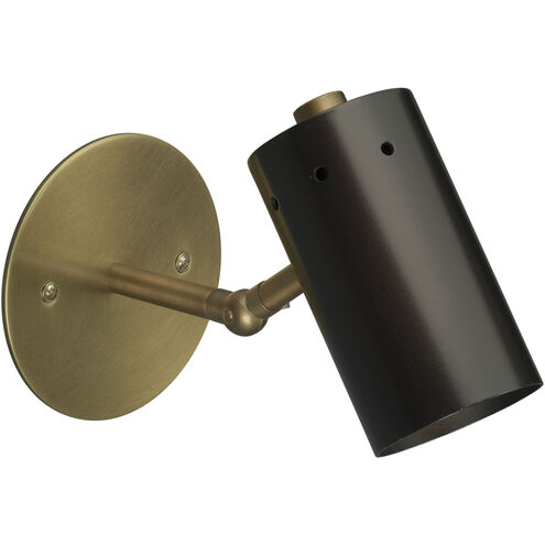 Milano 1 Light 3 inch Oil Rubbed BronzeAntique Brass Wall Sconce Wall Light