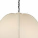 Reina 1 Light 30 inch Matte Black Pendant Ceiling Light