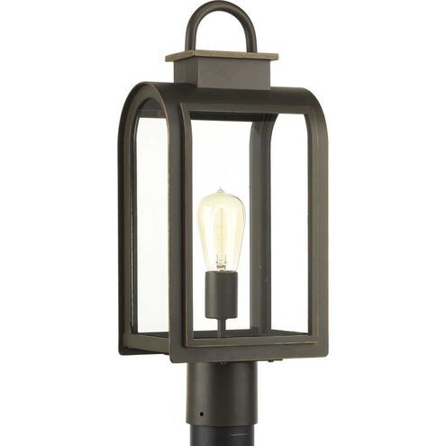 Refuge 1 Light 19 inch Oil Rubbed Bronze Outdoor Post Lantern