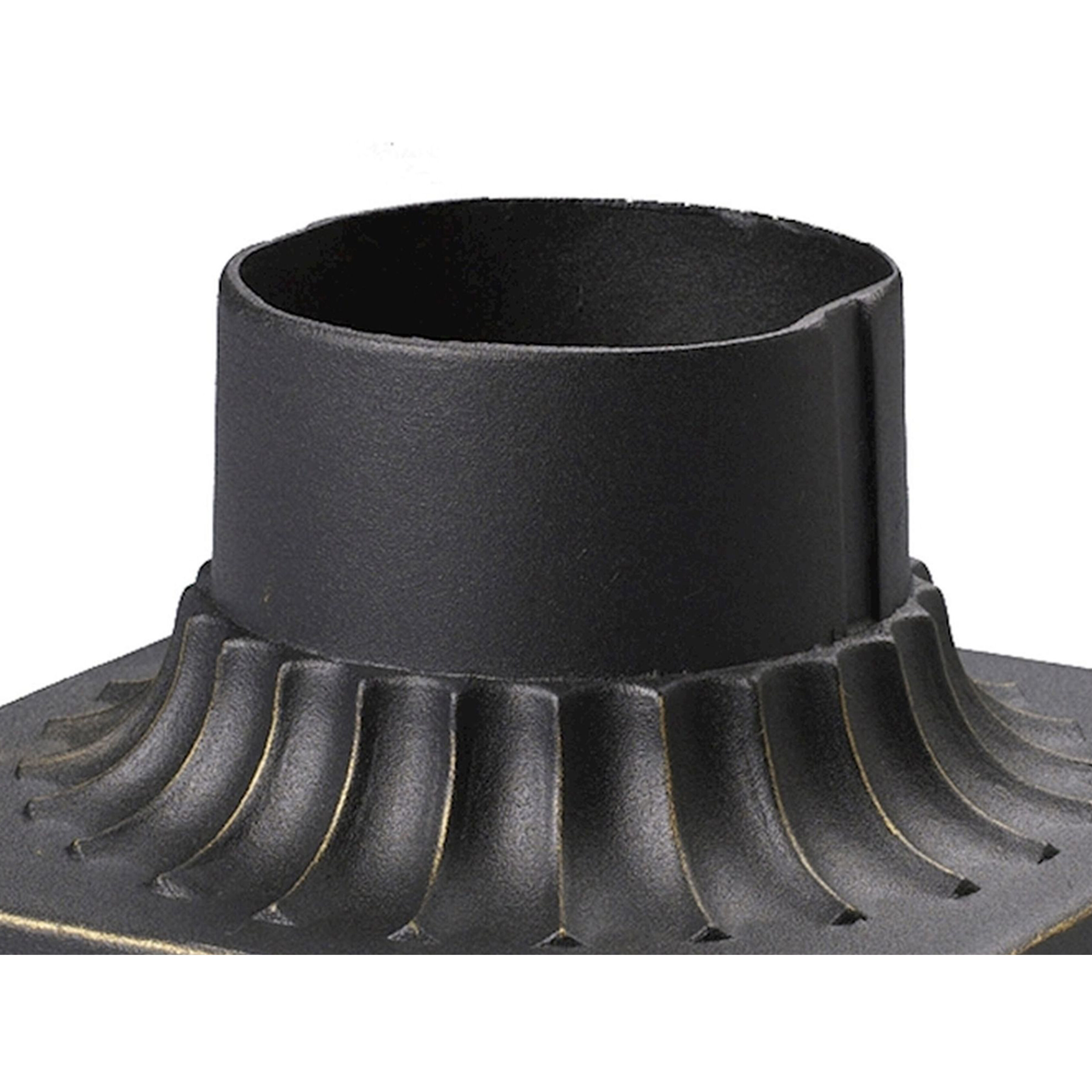 Outdoor Accessories 8 inch Weathered Charcoal Outdoor Pier Mount