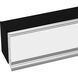 Phase 6.3 LED 36 inch Black Linear Vanity Light Wall Light