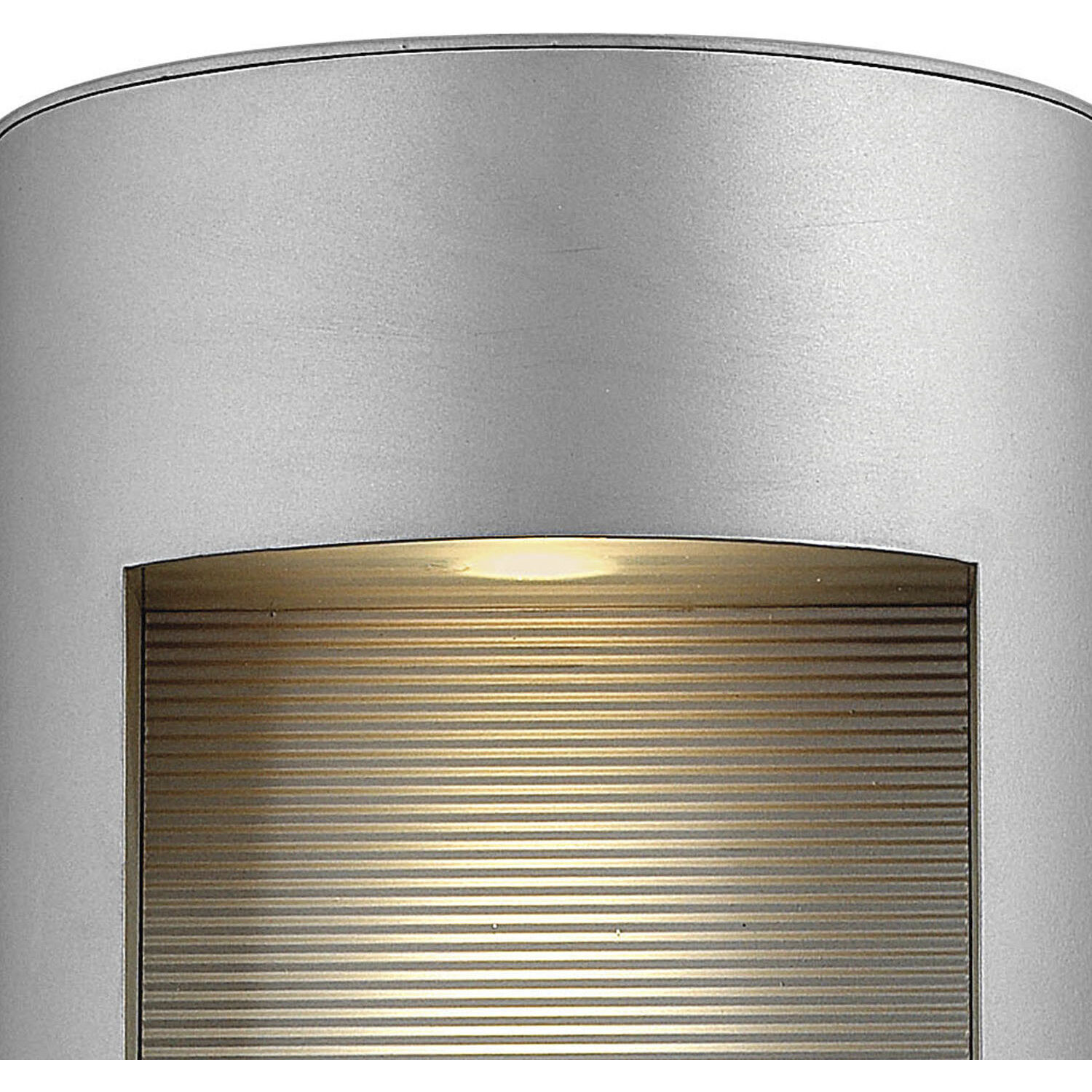 Luna Outdoor Wall Mount Lantern in Titanium, Non-LED, Large