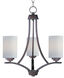 Deven 3 Light 18 inch Oil Rubbed Bronze Mini Chandelier Ceiling Light