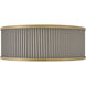 Arden LED 17.5 inch Heritage Brass Flush Mount Ceiling Light