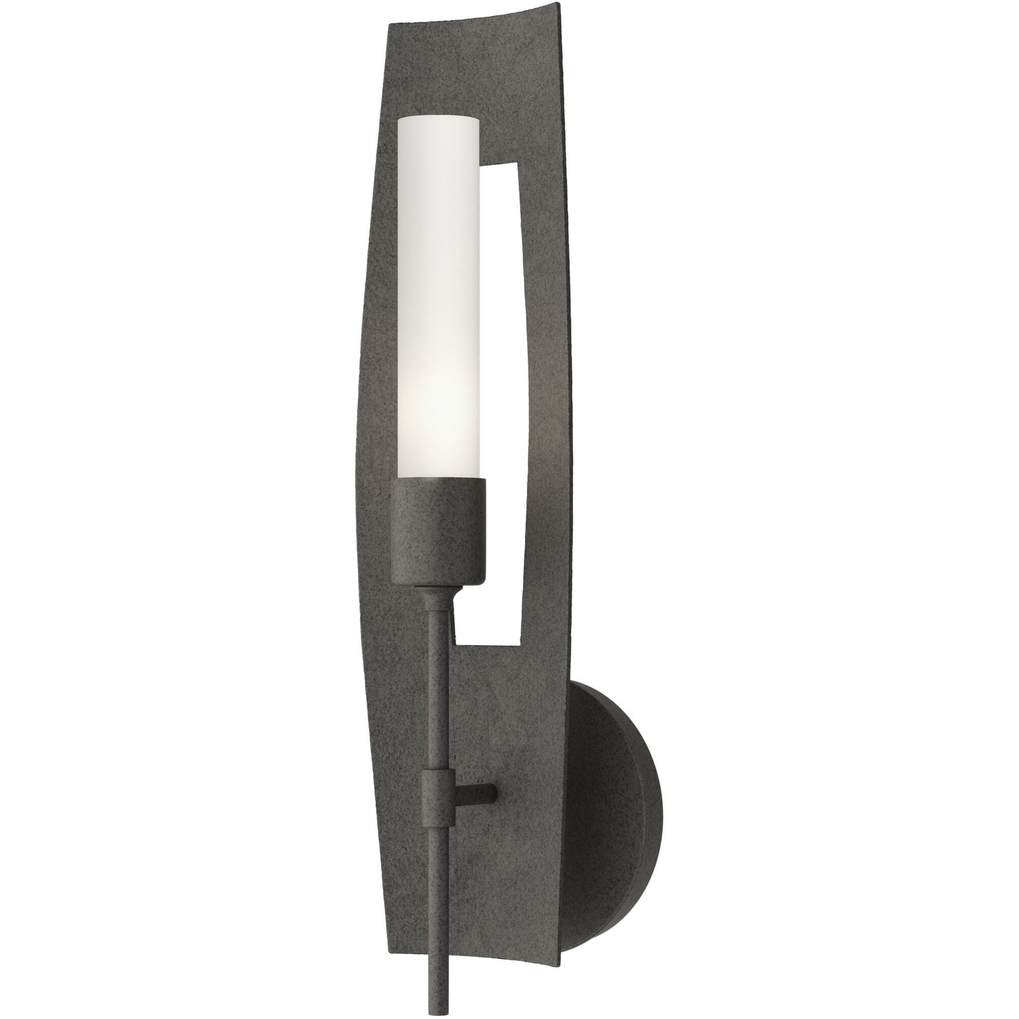 Passage 1 Light 5.3 inch Natural Iron Sconce Wall Light in Frosted