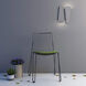 Harlow LED 1.75 inch Satin Grey ADA Sconce Wall Light, Ultra Slim