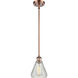 Ballston Conesus LED 6 inch Antique Copper Pendant Ceiling Light, Ballston