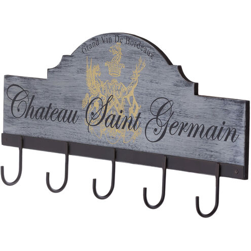 Chateau Green with Black and Gold Ornamental Accessory, Coat Rack