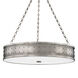 Gaines 6 Light 30 inch Historic Nickel Pendant Ceiling Light