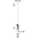Kellan 1 Light 5 inch Matte Black Pendant Ceiling Light