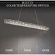 Signature Verve LED 43 inch Stainless Steel Linear Pendant Ceiling Light