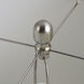 Signature 33 inch 150 watt Clear Seeded with Brass Steel Table Lamp Portable Light