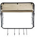 Anita 20 inch Brown/Black Wall Shelf