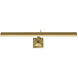 Hemmingway 16.90 watt 24 inch Burnished Brass Picture Light Wall Light, dweLED