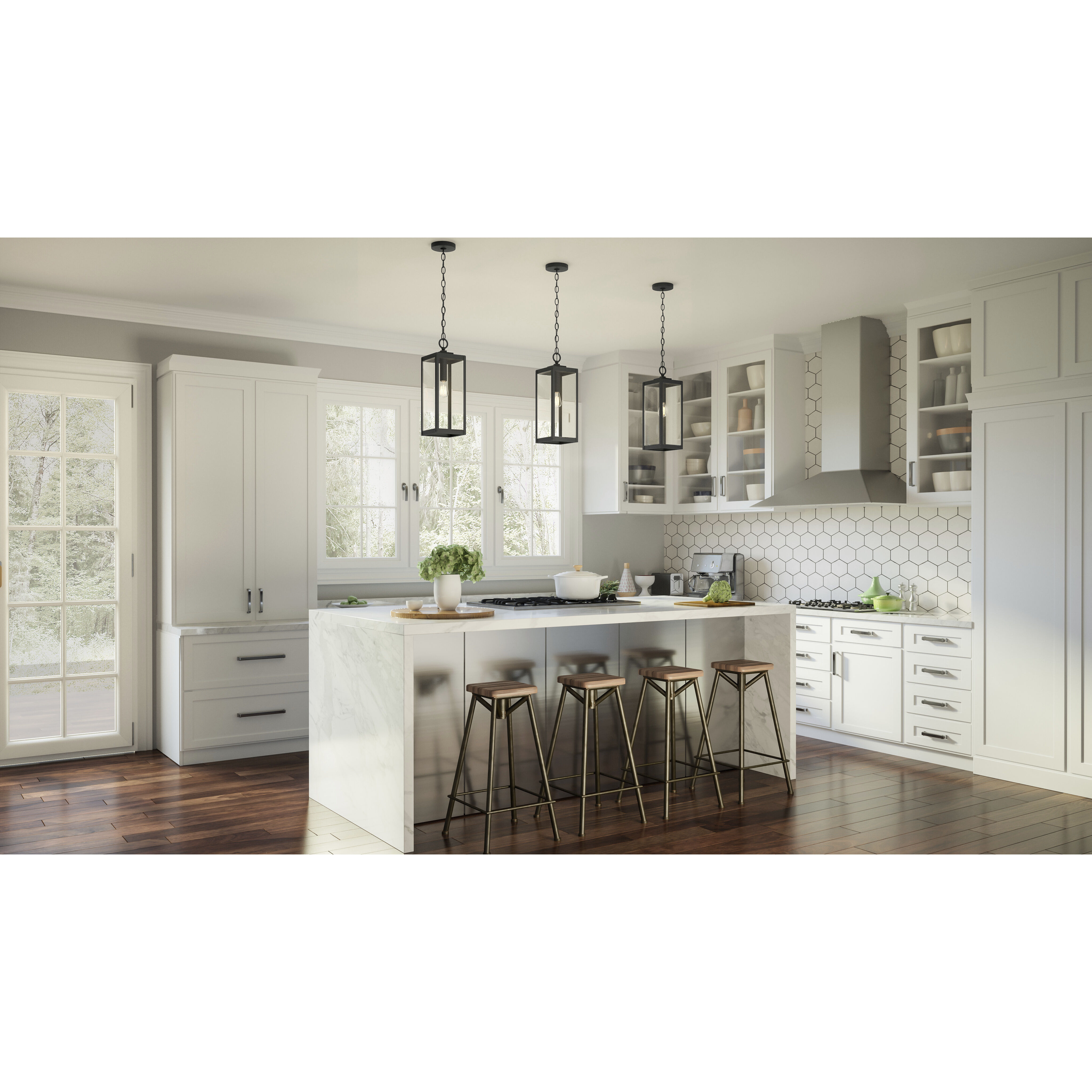 Westover 1 Light 7 inch Earth Black Mini Pendant Ceiling Light, Small