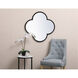 Motif 32 X 32 inch Black Wall Mirror