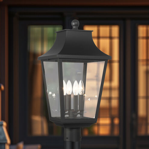 Altimeter 4 Light 23.5 inch Sand Coal Outdoor Post Lantern, Great Outdoors