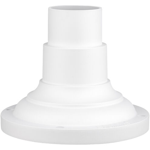 Allison 6.5 inch Textured White Pier Mount Adapter