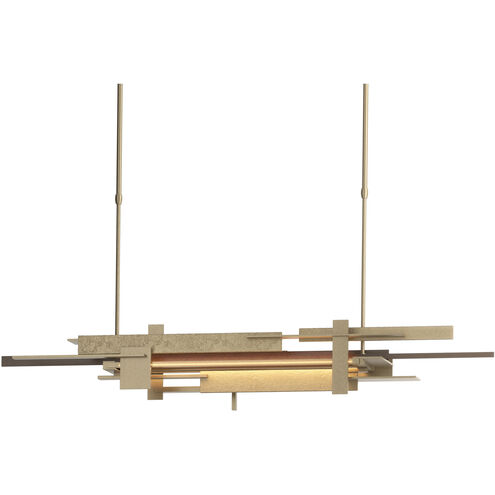 Planar LED 48.3 inch Soft Gold and Bronze Pendant Ceiling Light in Soft Gold/Bronze