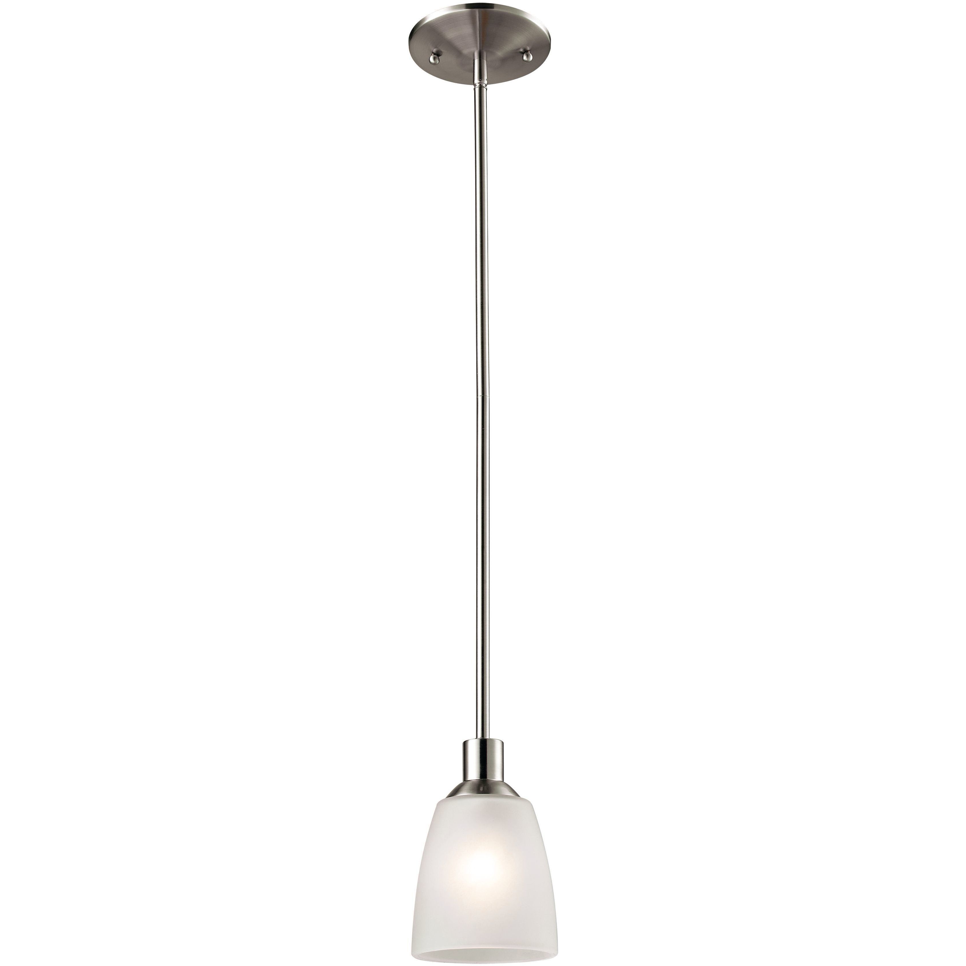 Jackson 1 Light 4.75 inch Brushed Nickel Mini Pendant Ceiling Light