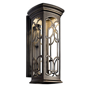 Franceasi LED 25 inch Olde Bronze Outdoor Wall, X-Large