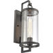 Hopkins 1 Light 15.5 inch Charcoal Outdoor Wall Sconce