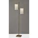 Matilda 67 inch 6.00 watt Antique Brass Tree Floor Lamp Portable Light, with Smart Switch