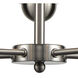 Astoria 5 Light 28 inch Brushed Nickel Chandelier Ceiling Light