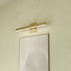 Vega LED 23 inch Brushed Gold Bath Vanity Light Wall Light