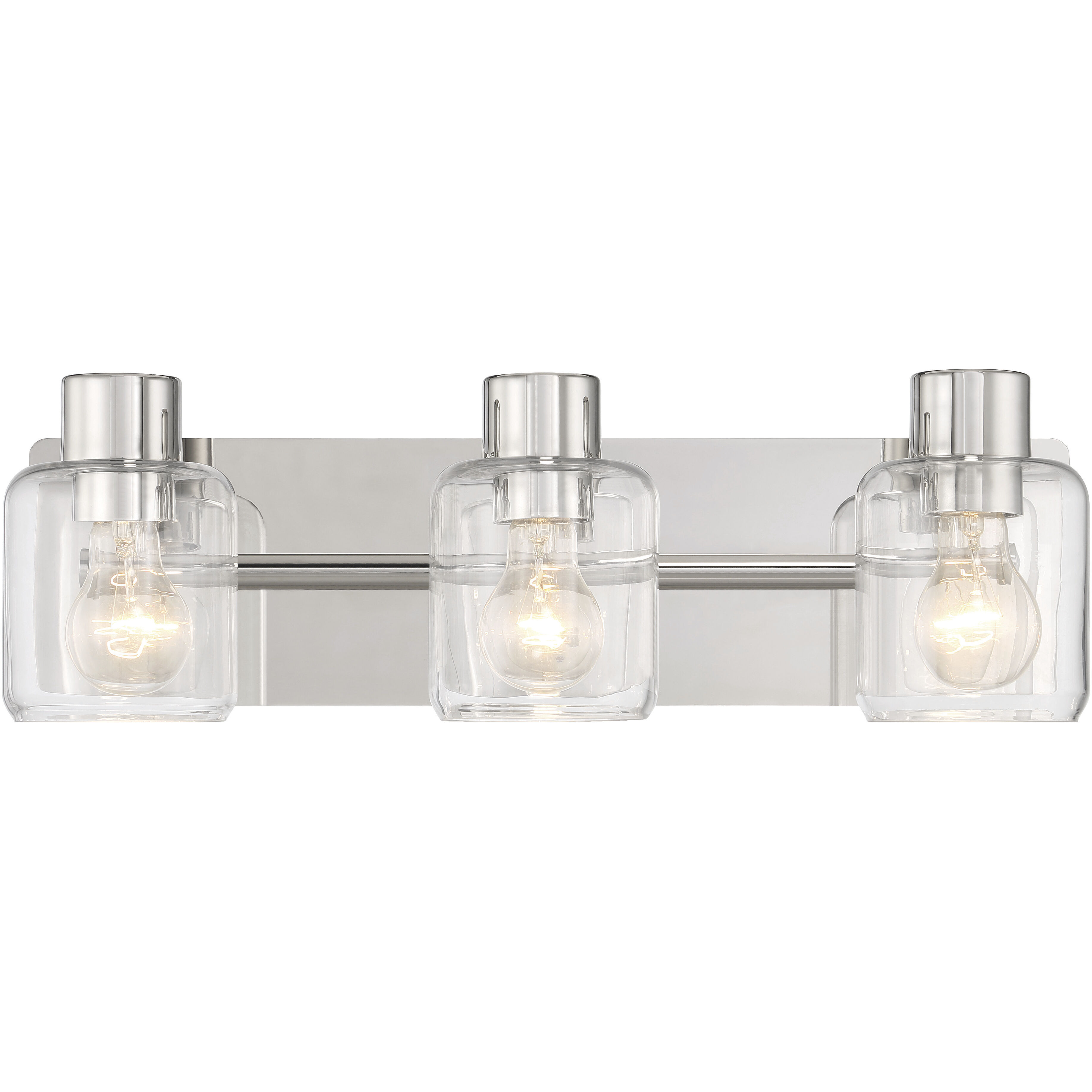 Rori 3 Light 20.25 inch Polished Nickel Vanity Light Wall Light