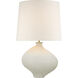 AERIN Celia 28.75 inch 15.00 watt Marion White Left Table Lamp Portable Light, Large