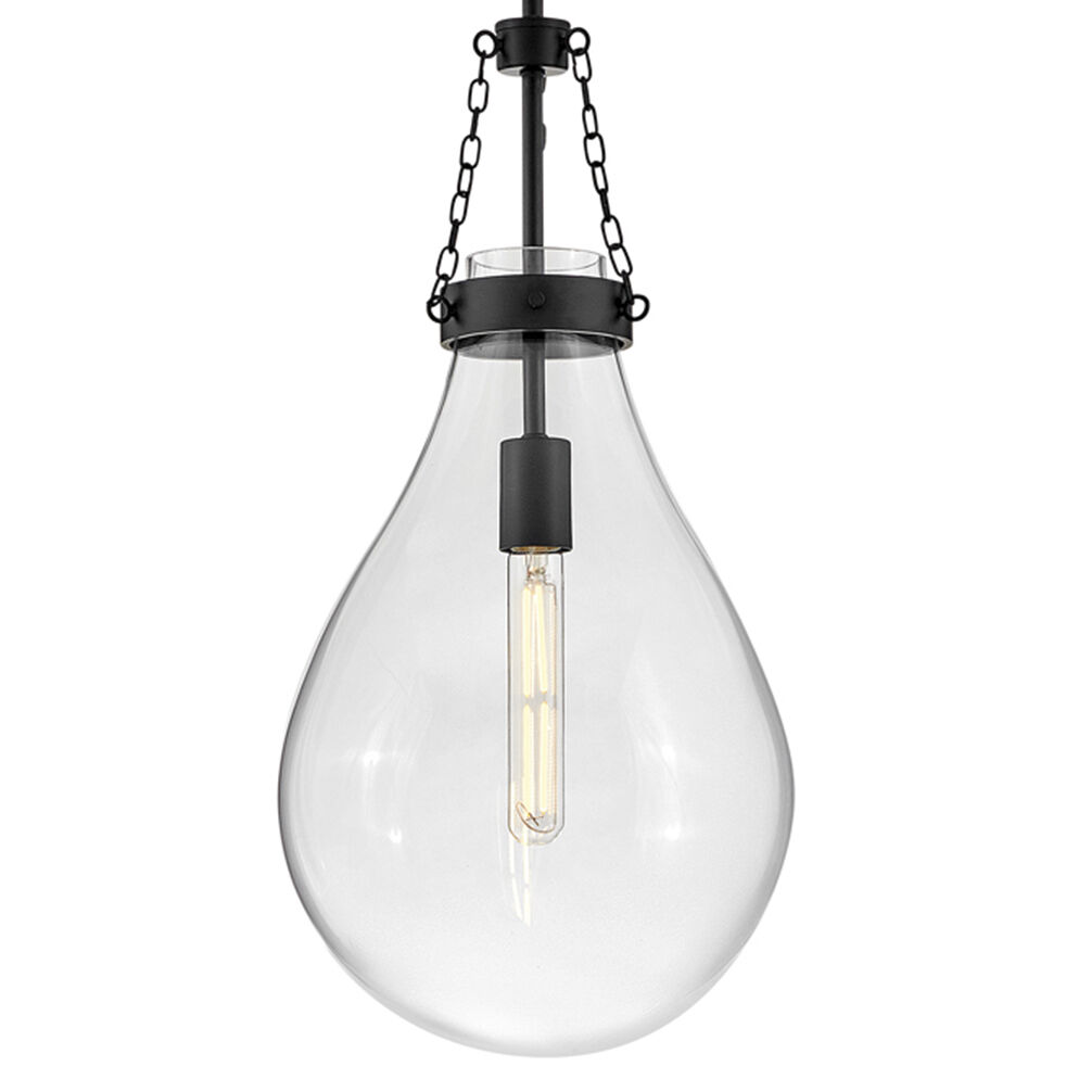 Eloise 1 Light 11 inch Black Pendant Ceiling Light