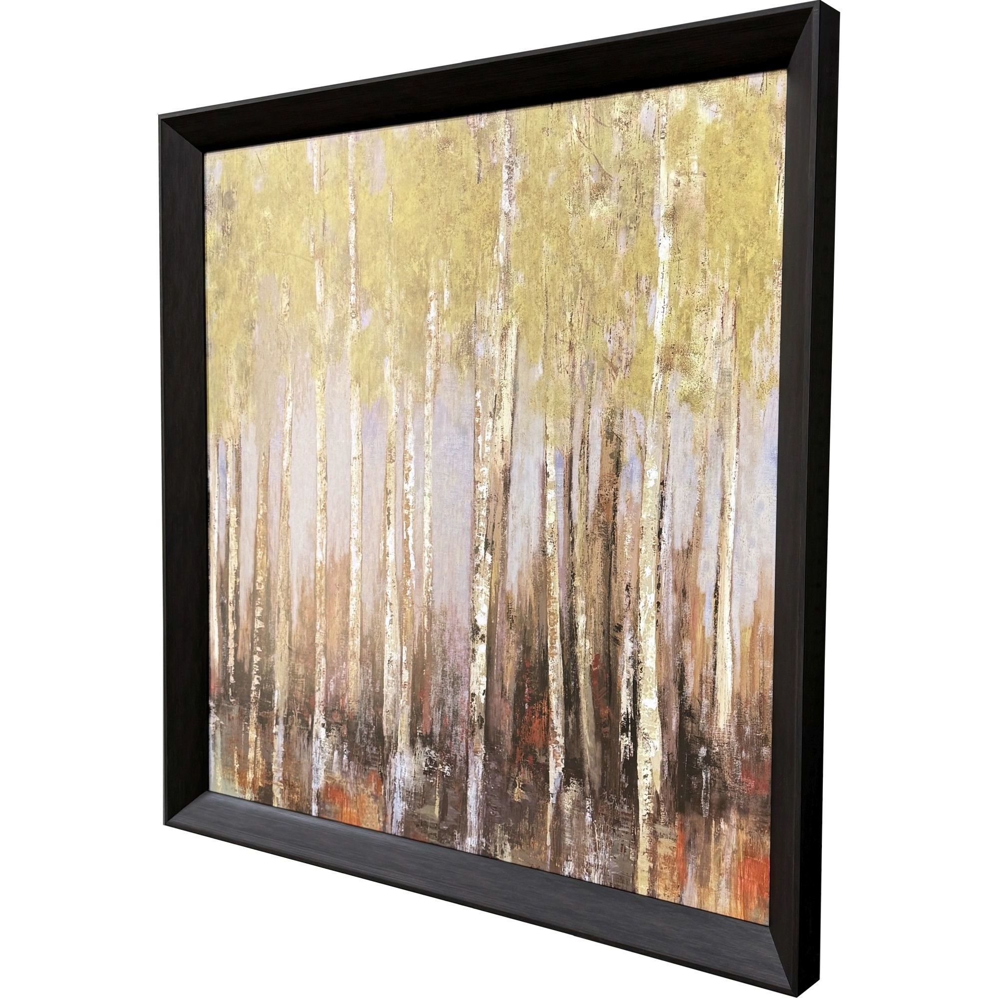 New Estate Yellow and Green and Brown and Multi Framed Art