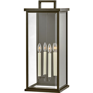 Estate Series Weymouth LED 27 inch Oil Rubbed Bronze Outdoor Wall Mount Lantern