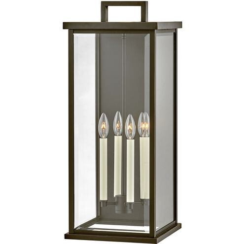 Estate Series Weymouth Outdoor Wall Mount Lantern in Oil Rubbed Bronze