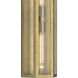 Berens 2 Light 24 inch Natural Brass Outdoor Wall Light