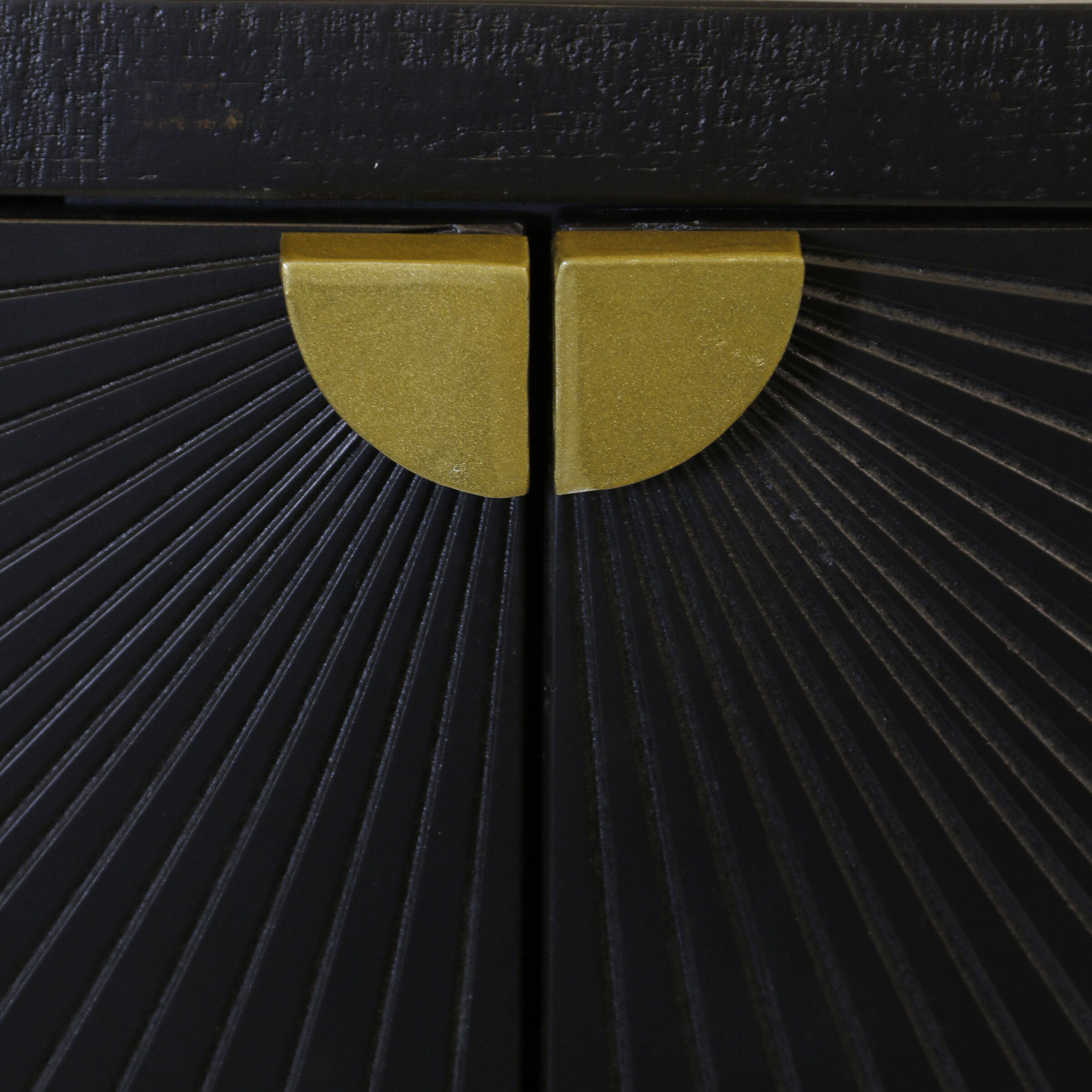 Sunshine 36 X 18 inch Ebony and Gold Console