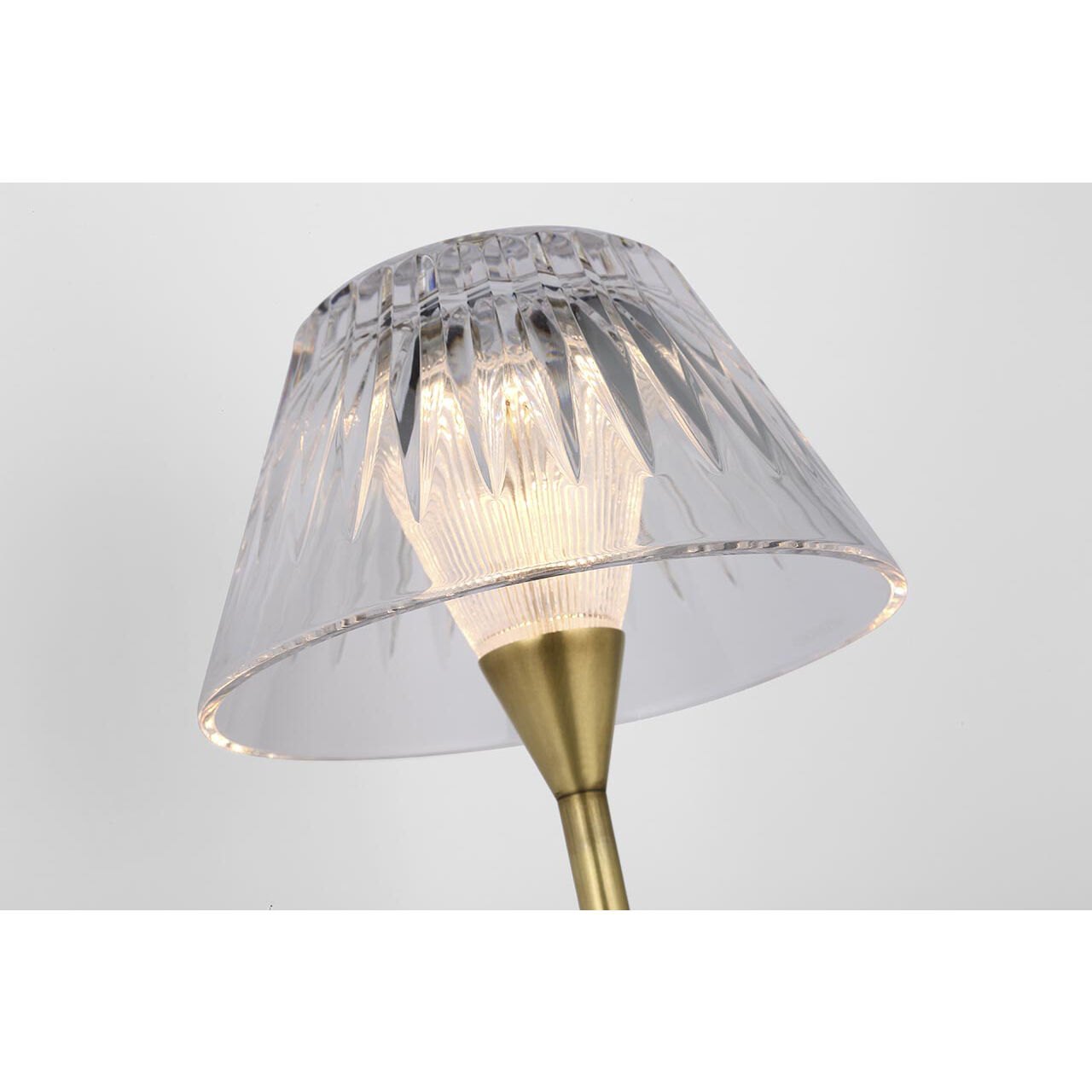 Waterford Blaze Tail Sconce Wall Light in Natural Brass