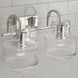 Nyla 2 Light 15 inch Polished Nickel Vanity Light Wall Light
