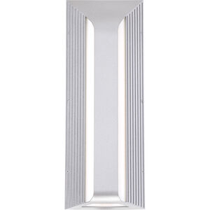 Launch LED 7.5 inch Sand Silver Wall Sconce Wall Light, Outdoor